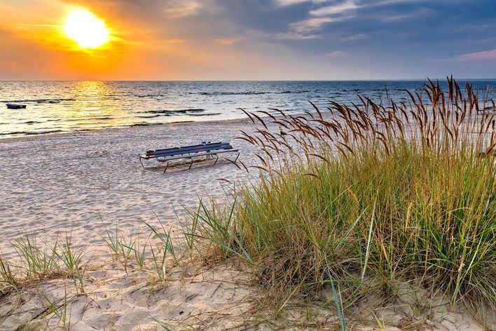 Strand von Jurmala in Lettland