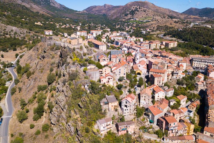  Corte & die Zitadelle auf Korsika 