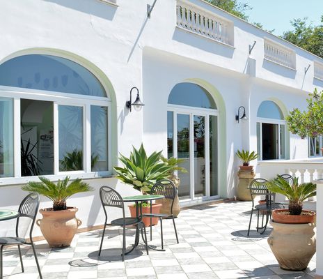 Terrasse im Hotel La Ginestra
