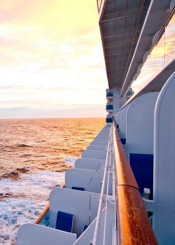 Kreuzfahrtschiff Kabinen Blick auf Meer