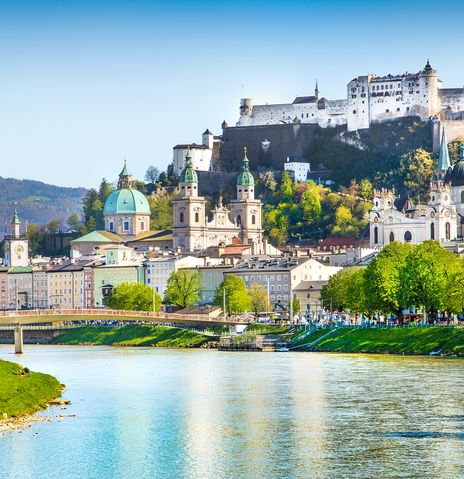 Blick auf die Stadt Salzburg