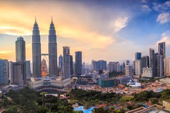 Skyline von Kuala Lumpur in Malaysia