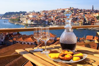 Wein in Porto in Portugal
