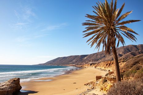 Strand bei Agadir in Marokko