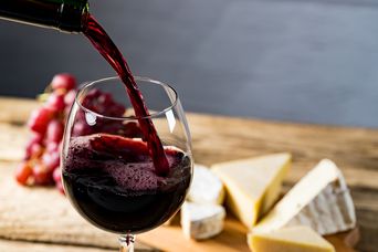 Wein mit Käse