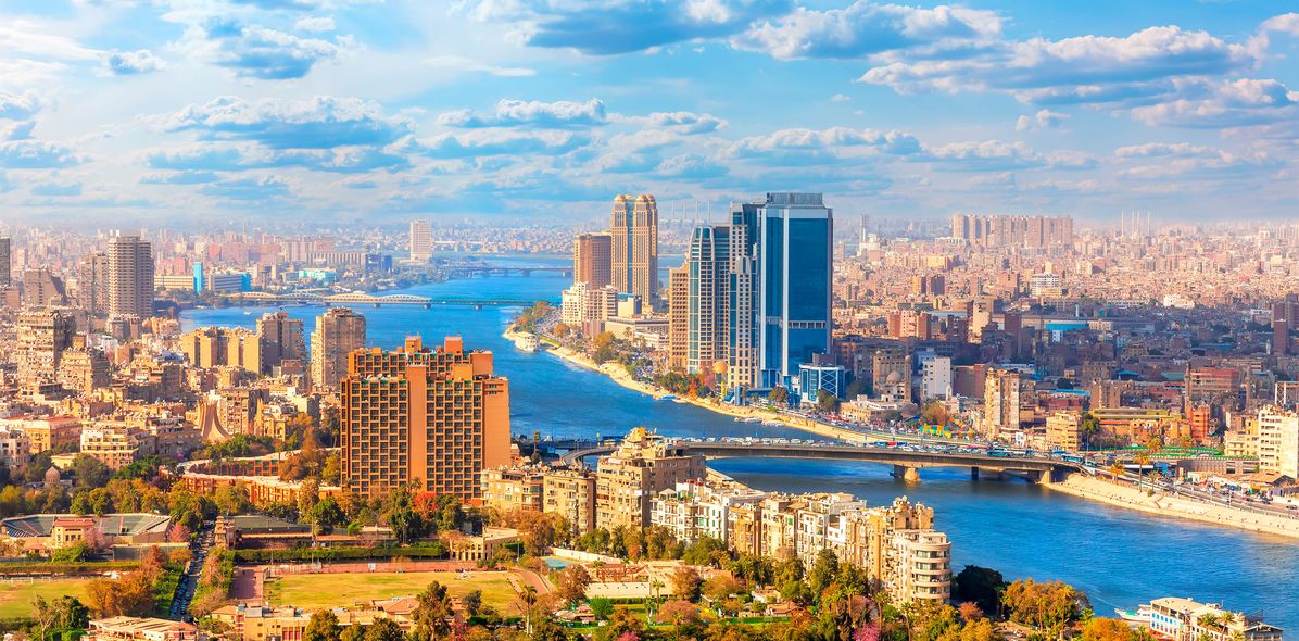 Stadtansicht von Kairo in Ägypten