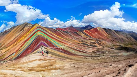 Cusco Regenbogenberg Landschaft