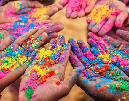 Holi Color Festival in Indien