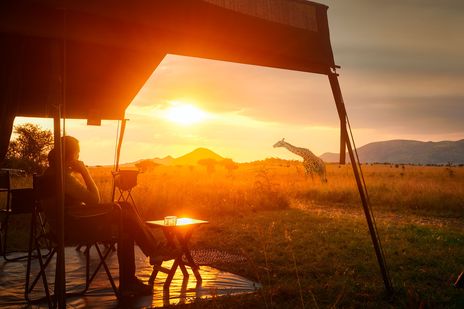 Safari Lodge im Serengeti Nationalpark