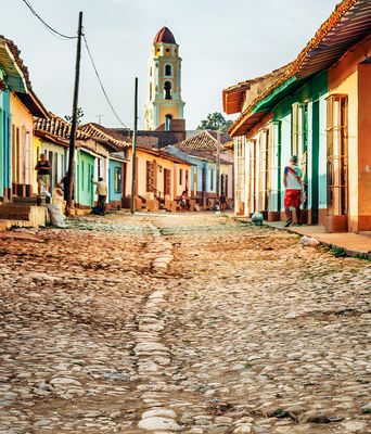 Straße in Trinidad auf Kuba