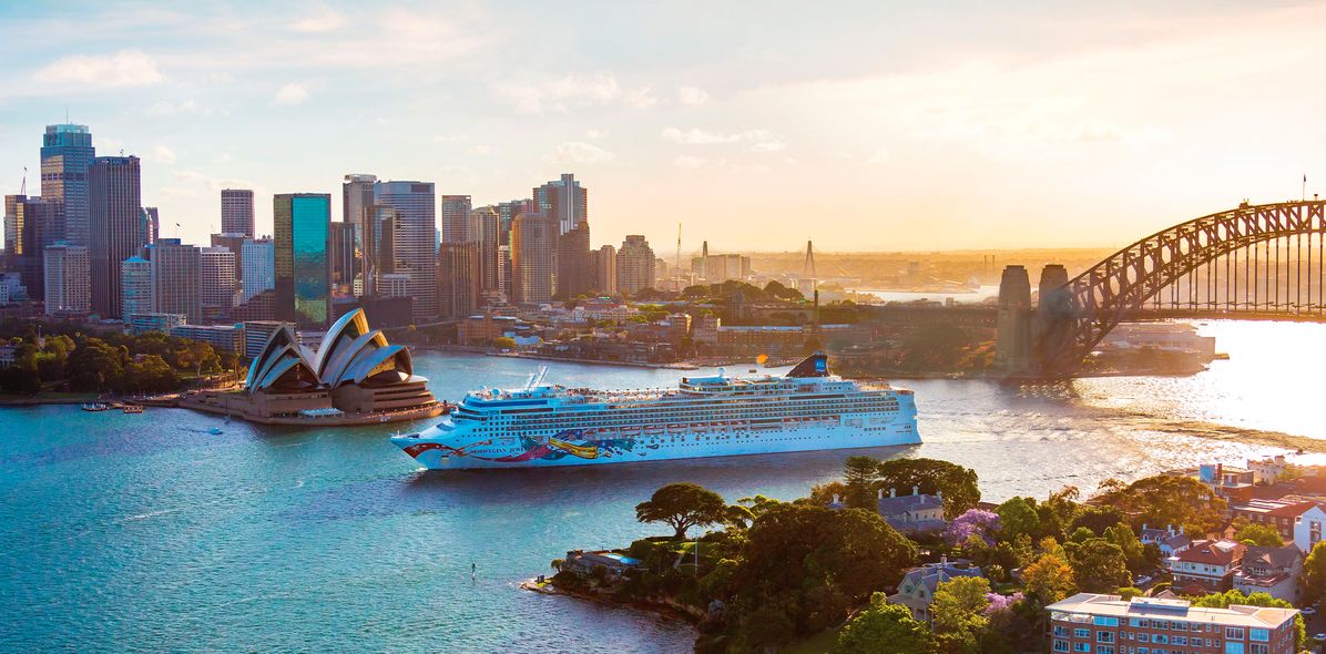 Schiff im Hafen von Sydney