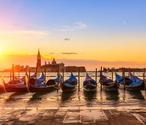 Gondeln in Venedig