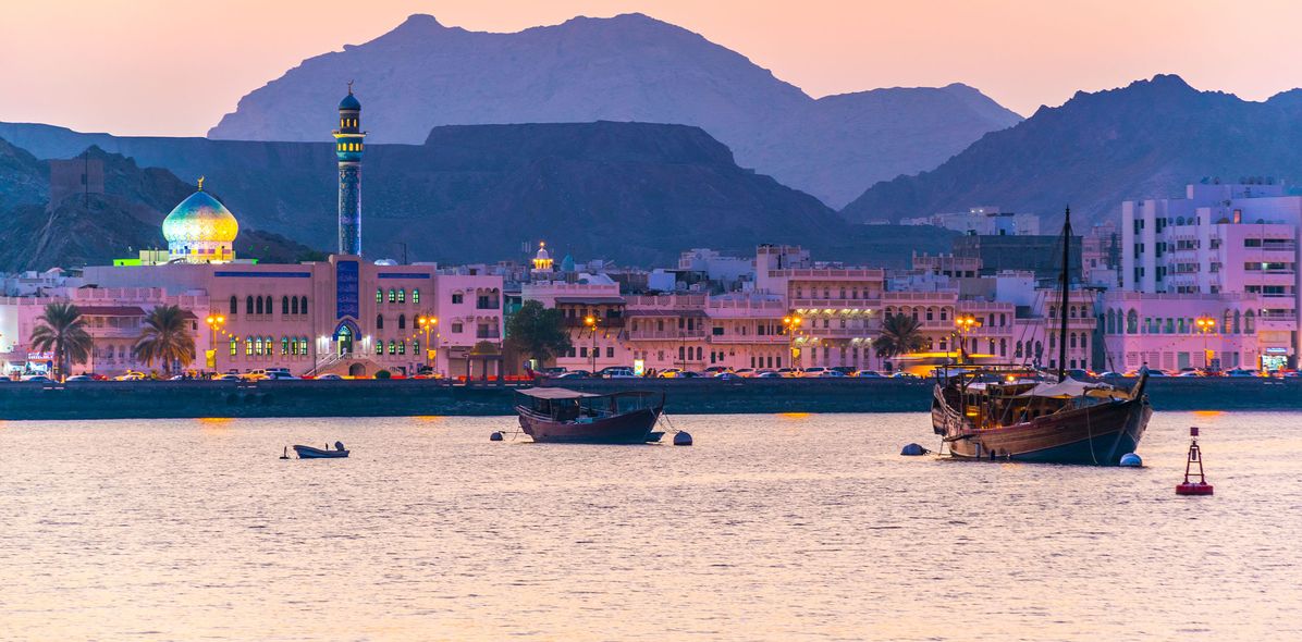 Hafen in Muscat im Oman