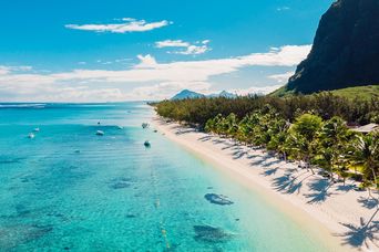 Strand auf Mauritius
