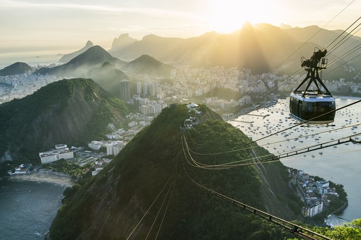 Blick auf Rio de Janeiro in Brasilien