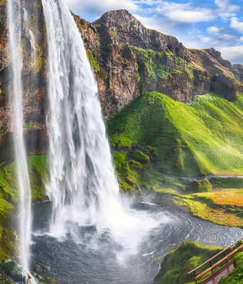 Wasserfall auf Island