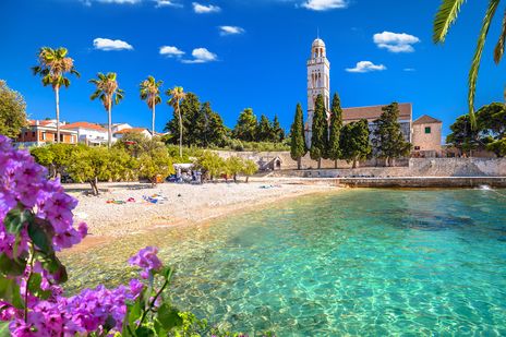 Strand auf der Insel Hvar