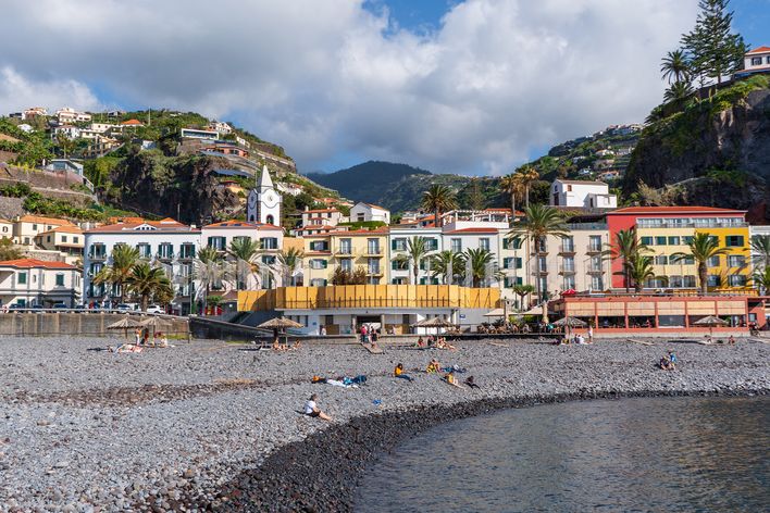 Strand in Ponta do Sol