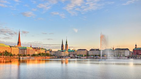 Stadtansicht von Hamburg