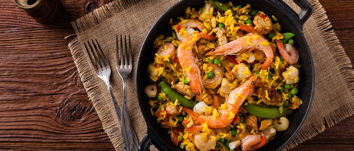 Paella aus Spanien