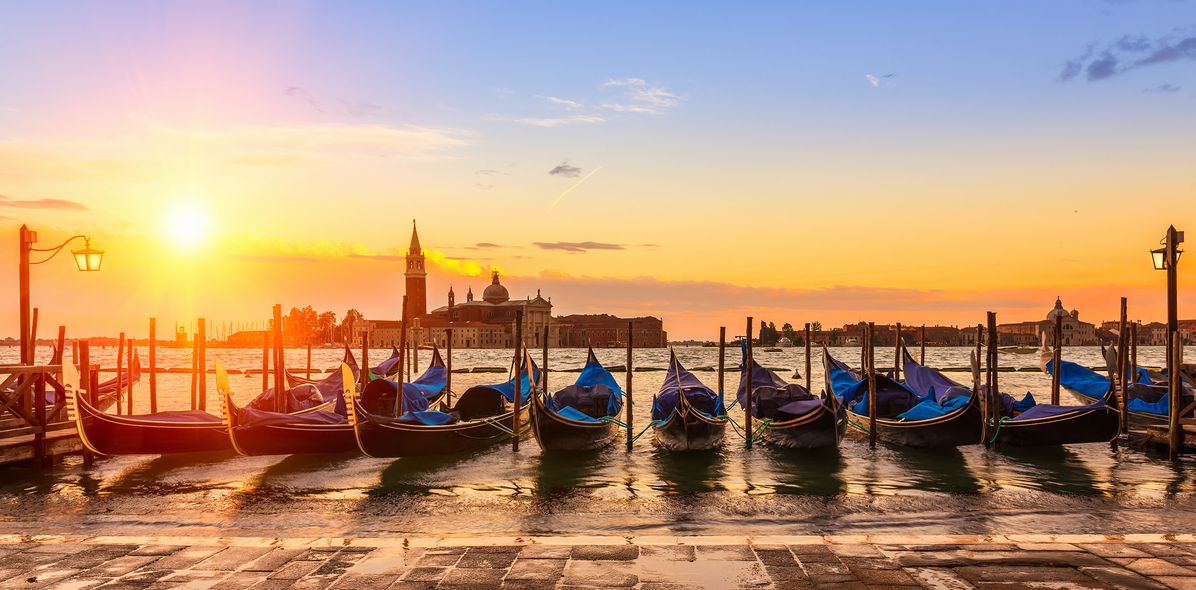 Sonnenuntergang in Venedig