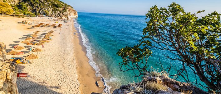 Strand in Albanien