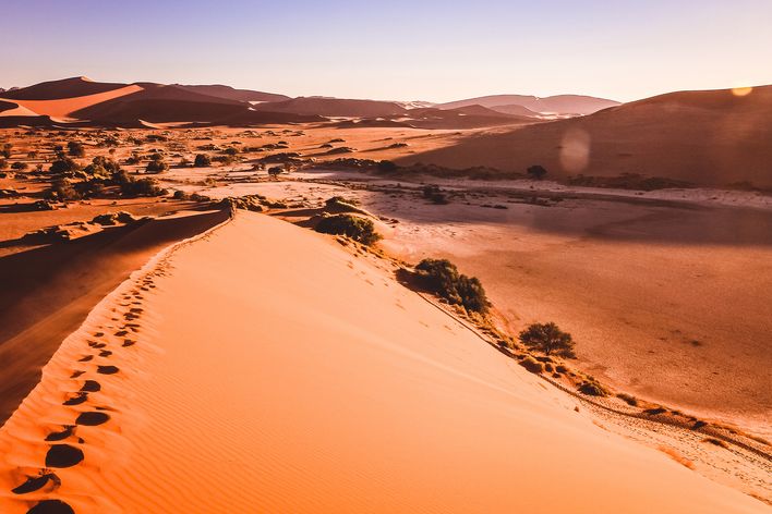 Wüste Sossuvlei in Namibia