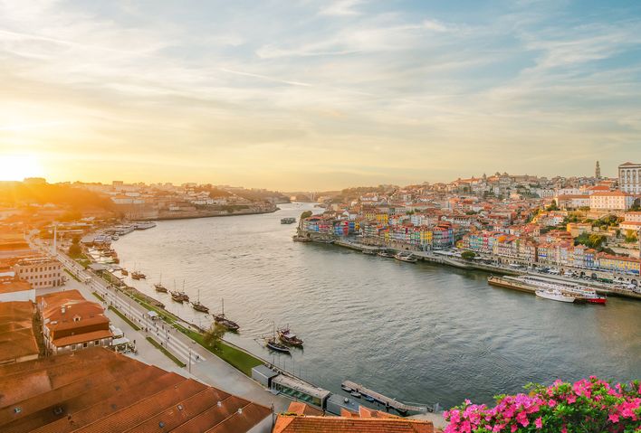 Blick auf Porto in Portugal