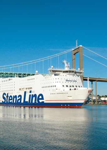 Schiff von Stena Line in Göteborg