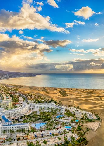 Strand von Grand Canaria bei Sonnenaufgang