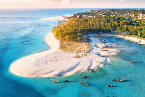 Wunderschöner Strand auf Sansibar 