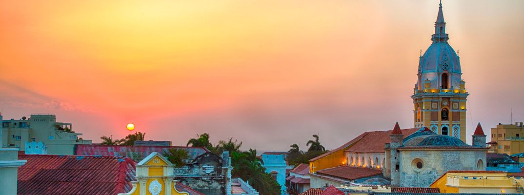 Blick auf Cartagena