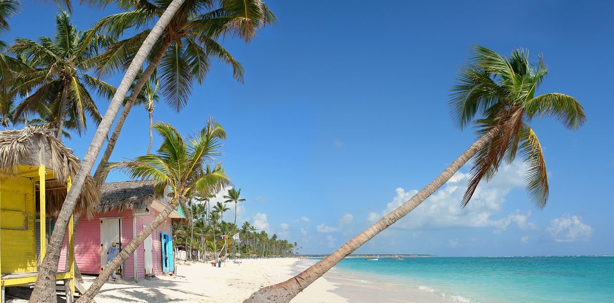 Strand von Punta Cana in der Karibik