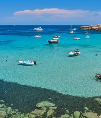 Bucht auf Ibiza