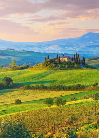 Landschaft in der Toskana