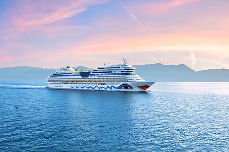 AIDAblu auf hoher See