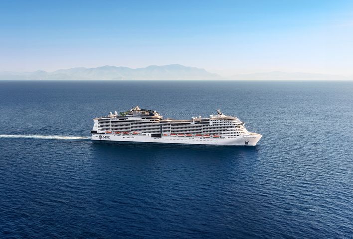 MSC Virtuosa auf hoher See