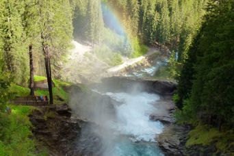 Krimmler Wasserfälle in Österreich