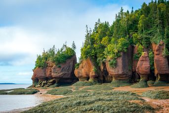 Bay of Fundy bei Ebbe 