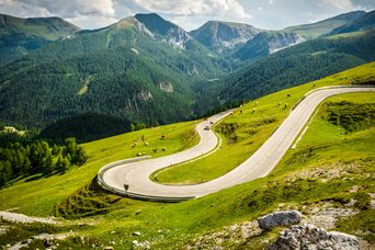 Großglockner Hochalpenstraße in Österreich