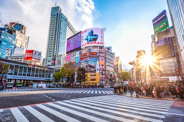 Shibuya Crossing in Tokio