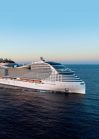 MSC Word Europa auf hoher See