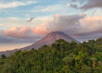 Costa Rica La Fortuna Sonnenaufgang