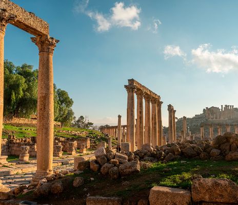 Ruinen in Jerash