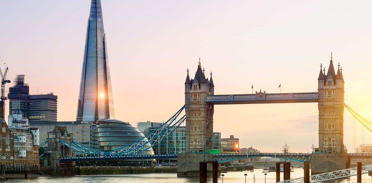 Blick auf die Stadt London