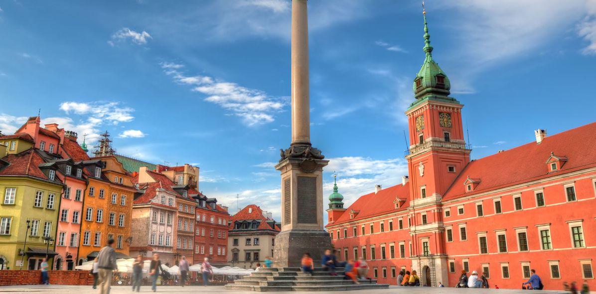 Altstadt von Warschau in Polen