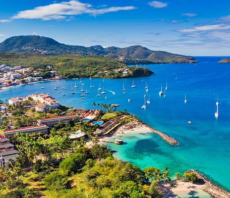 Insel Martinique in der Karibik