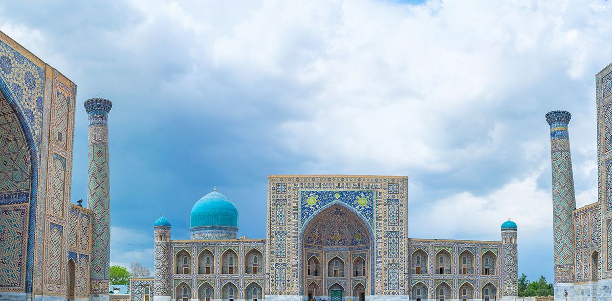 Stadt Samarqand in Usbekistan