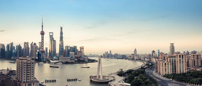 Skyline von Shanghai