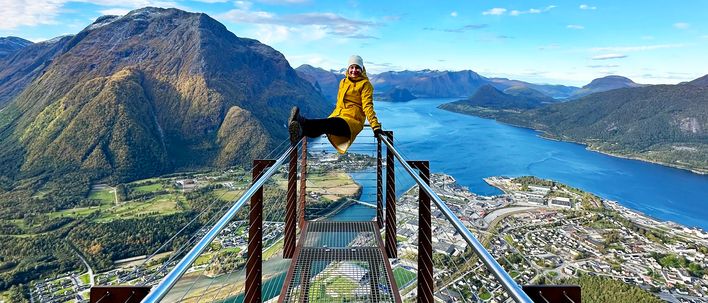 Mitarbeiterin Charline unterwegs in Norwegen